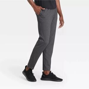 All In Motion Nylon Joggers Men’s XXL Gray Midweight Sweatpants Active Pants NWT